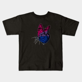Bisexual Butterfly Kids T-Shirt